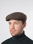 Кепка STETSON арт. 6210111 KENT WOOL/LINEN (темно-оливковый)
